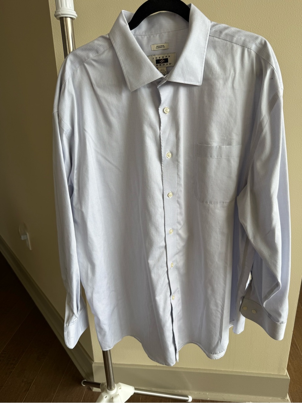 Joseph Abboud Light Blue Men's Dress Shirt - Classic Collar
